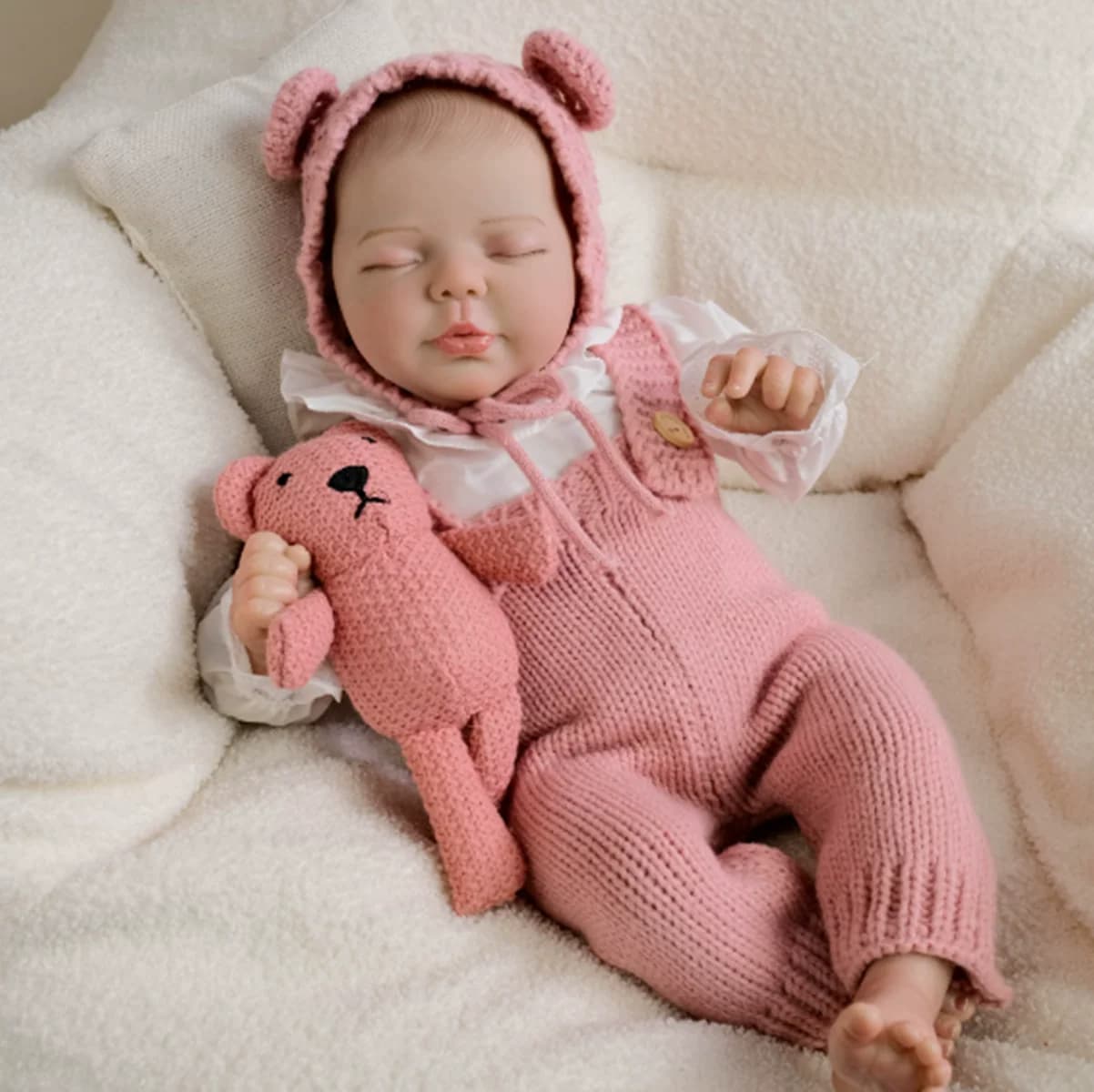 50 cm Valentina Preemie Panno Corpo Silicone Baby Doll Realistica Realistica Mini Doll Reborn Doll Miglior Compleanno Regalo Di Natale Giocattolo