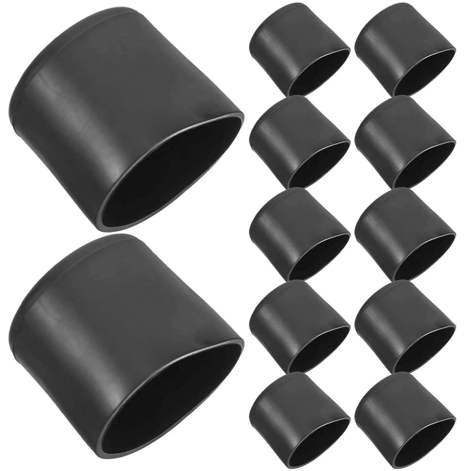 20 coperture per gambe di sedie, protezioni per pavimenti in PVC rotonde da 25 mm, protezioni antiscivolo e antiurto per gambe di mobili, per legno duro
