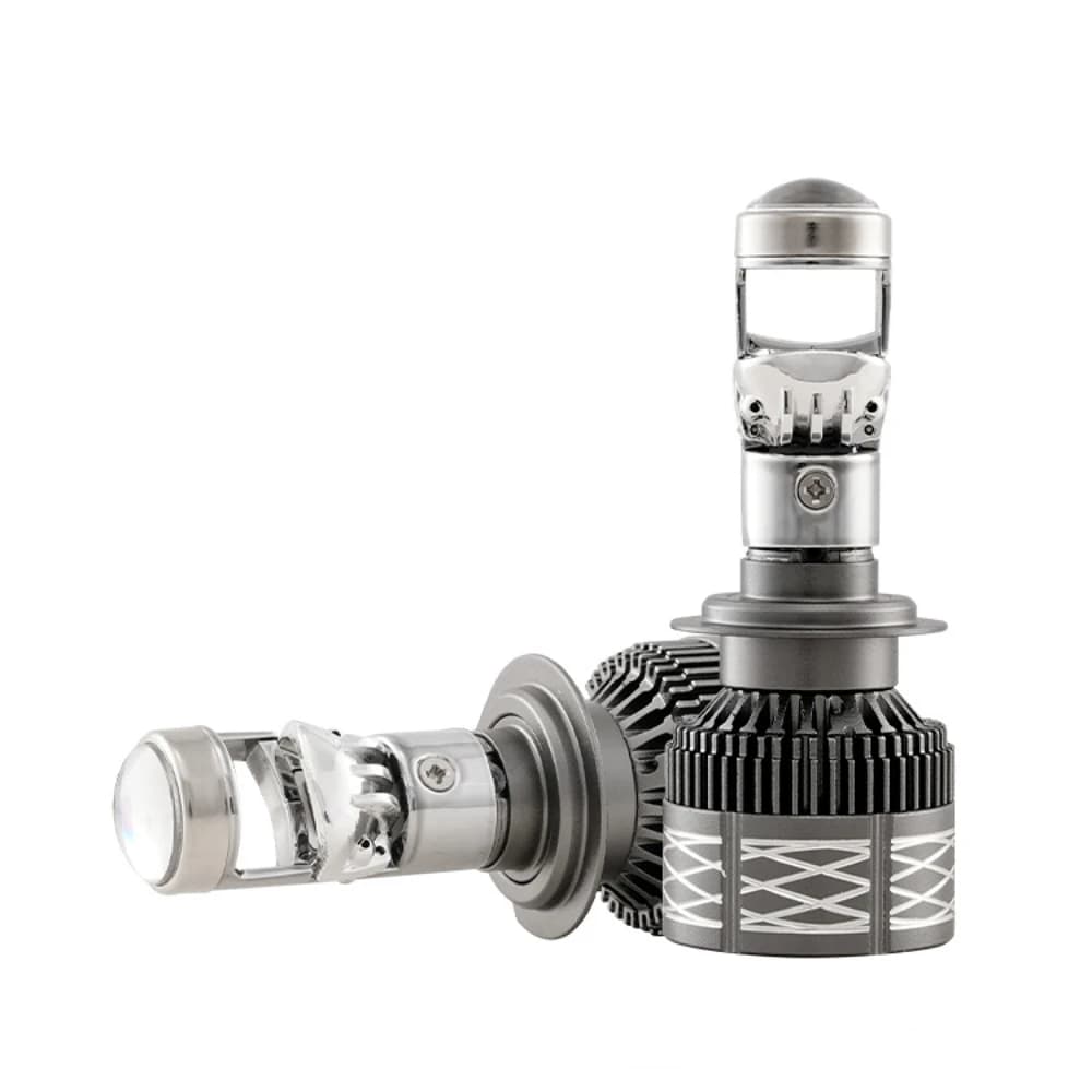 H7 Proiettore LED Lente Faro Canbus Lampadina per auto 6000K 5000000LM Auto Moto Mini Lente Faro