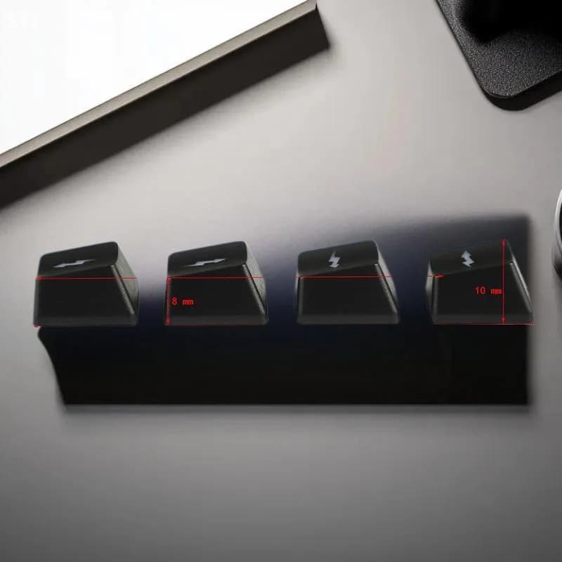 Set di copritasti WASD Arrow da 4 pezzi compatibili con l'interruttore MX con illuminazione laterale per tastiere meccaniche