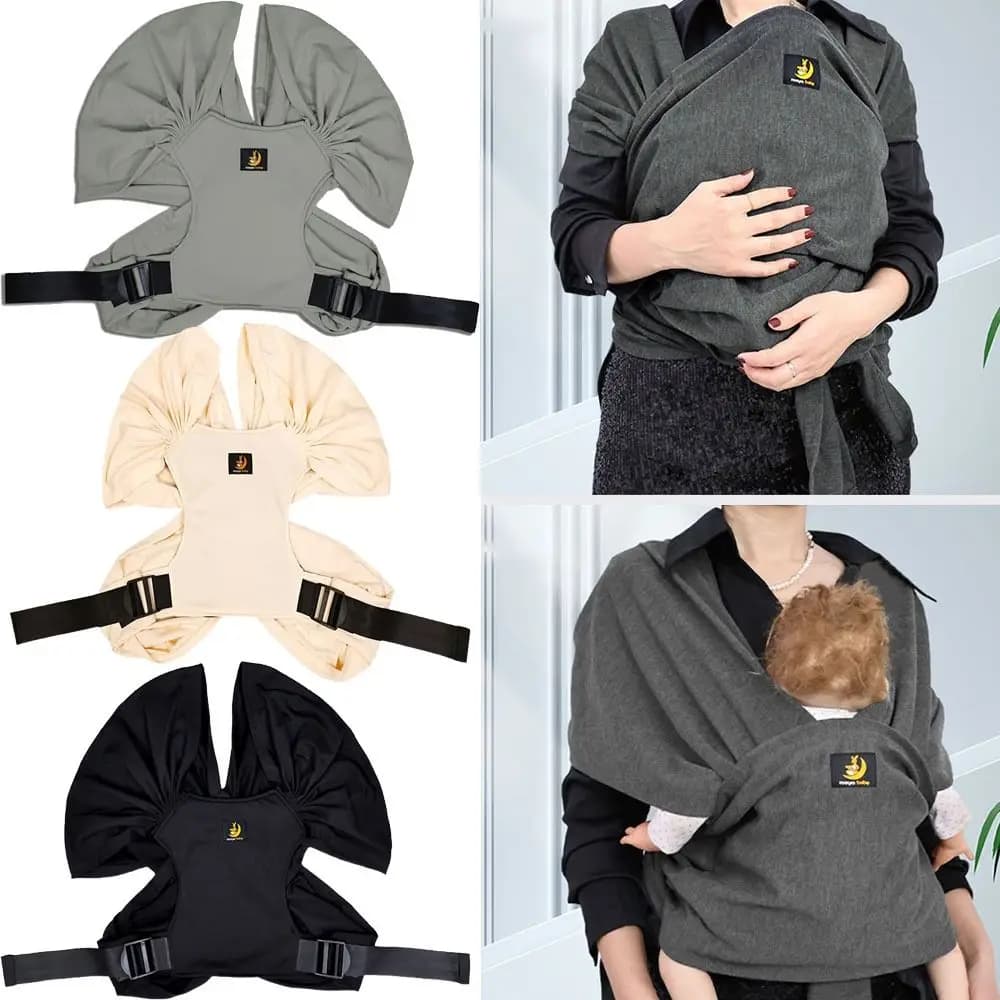 Marsupio per neonato in stile coreano, leggero e traspirante, per neonato, a mani libere, comodo cinturino per fasciatoio per bambini