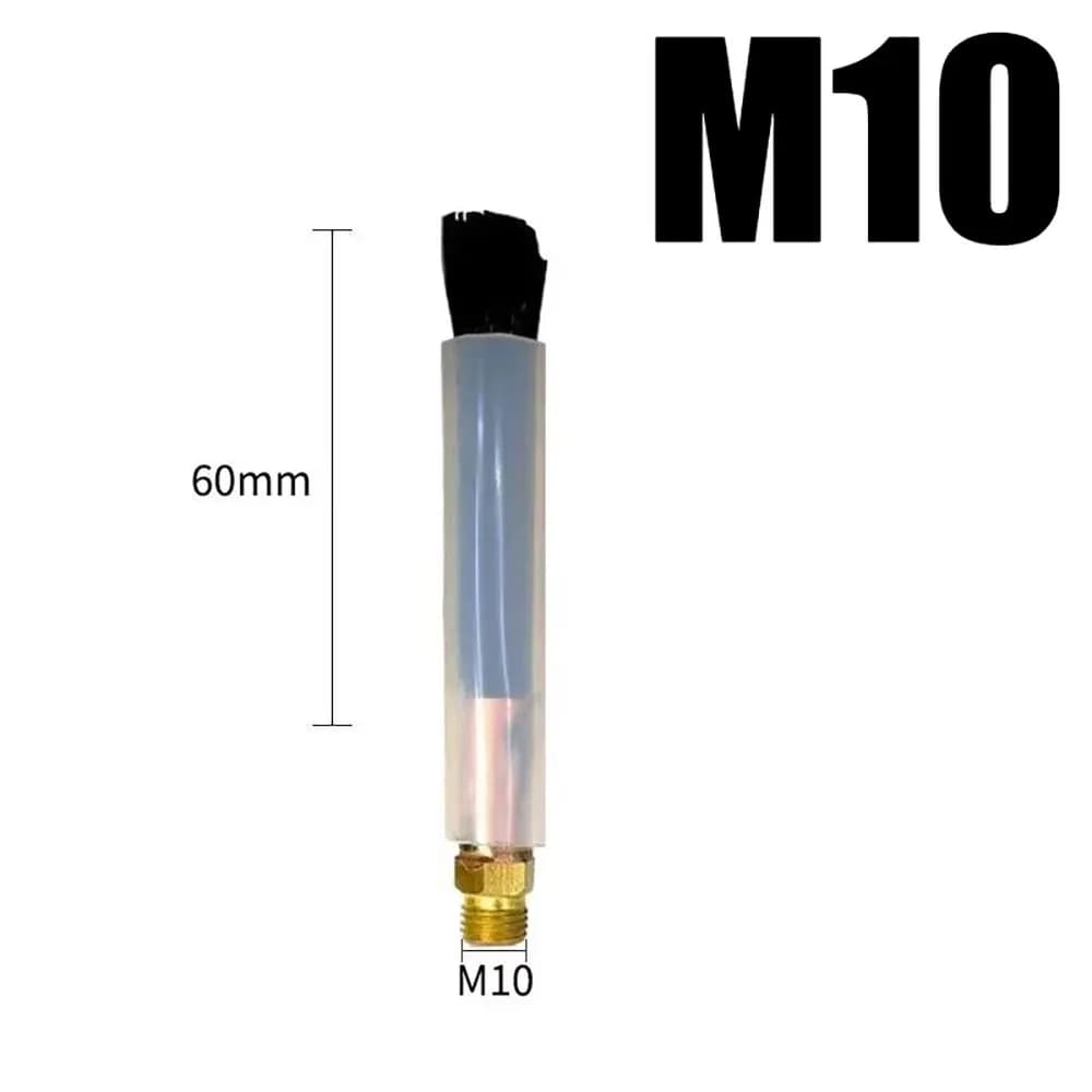 1Pcs M6 M8 M10 Weld Seam Pickling Brush Carbon Fiber Copper Head Welding Cleaning Brush Acid Resistant Heat Resistant Cover