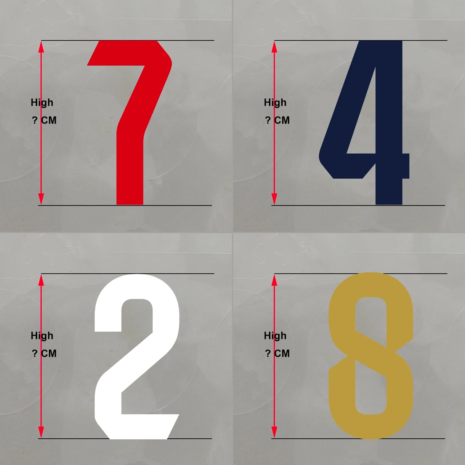 Numero Personalizzato 23-24 per Abbigliamento Calcio Spagnolo, Basket, Pallavolo, Borsa - Termoadesivo con Nome e Numero - Patch Termotrasferibile