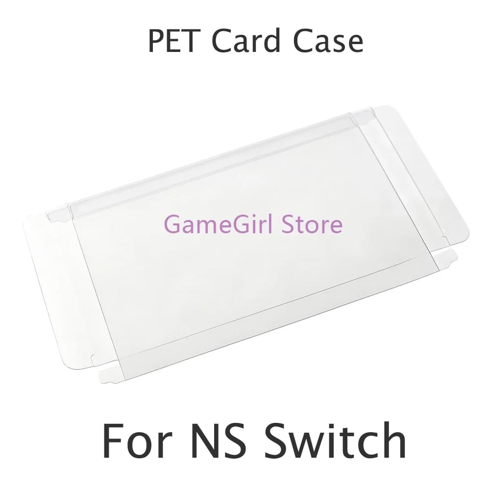 1 pz per NS Switch trasparente PET carte da gioco in plastica custodia protettiva custodia protettiva cartuccia scatola protettiva