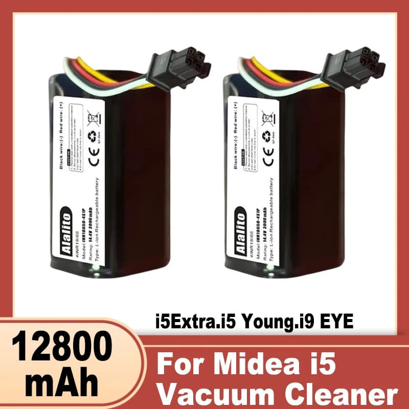 14.4V lithium-ion battery, for Midea i5 Young Extra i9 EYE i50pro robot vacuum cleaner battery BP14435A