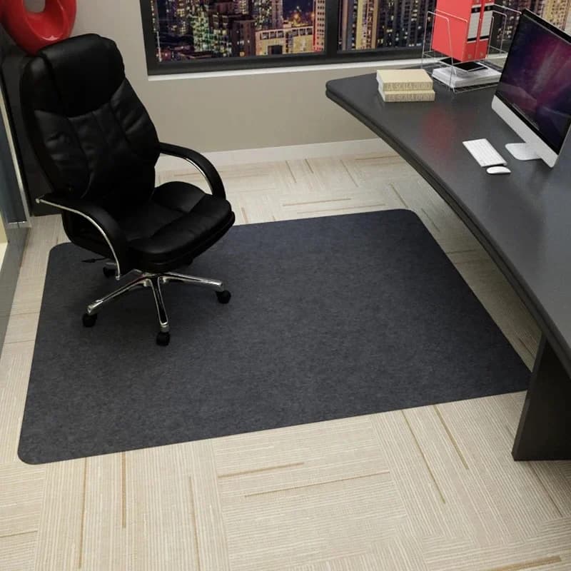 Tappetino per Sedia da Ufficio 90x120cm, Tappeto per Sedia da Gaming, Vari Colori, per Camera da Letto, Soggiorno, Ufficio, Sedia Girevole