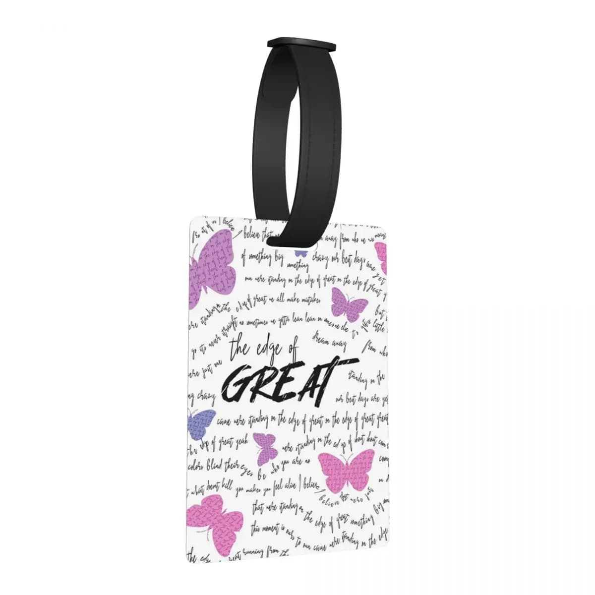 Etichette per bagagli Edge Of Great Julie And The Phantoms, accessori per valigie, etichette per bagagli da viaggio, porta etichette per imbarco, porta nome e indirizzo