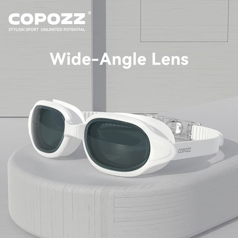 COPOZZ Occhialini di swimming Miopia 0 -1.5 a -7 Uomo Women's Anti-fog UV Protection Waterproof swim glasses Diopters Swimming glasses