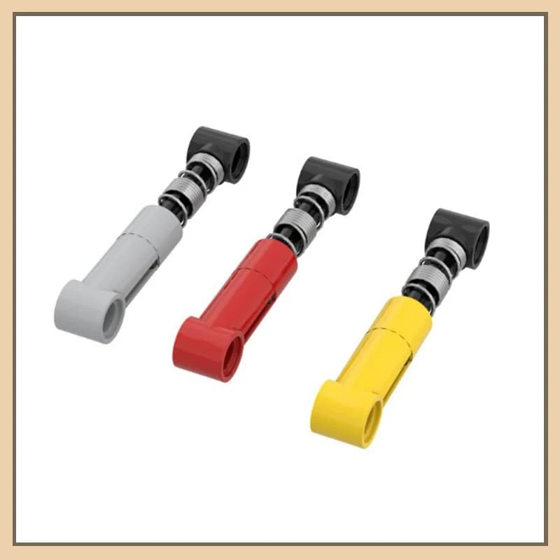 MOC 76537 Piccoli blocchi di particelle Accessori per treni da corsa Braccio di sospensione Molla dura Giocattoli per bambini altamente compatibili