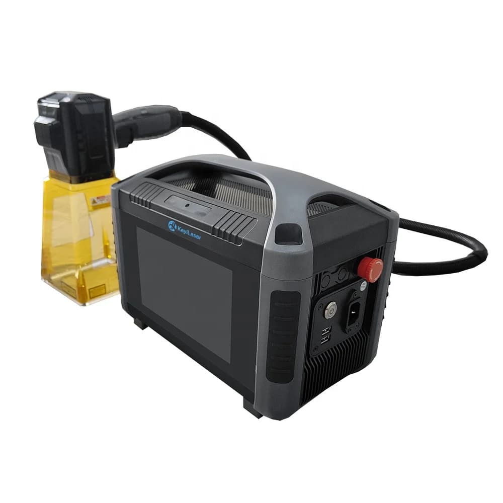 Portable Laser Engraving Machines, Mini 20w 25w 30w Portable Fiber Laser Markers for Metal