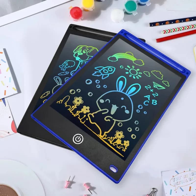 Tavola da disegno elettronica da 12 pollici (luminosità aumentata del 20%), tavoletta per scrittura, lavagna per doodle con schermo colorato