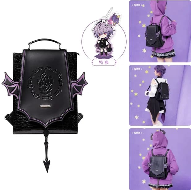 Zaino Originale MiHoYo Genshin Impact Serie Tema Durin, Unisex, Alla Moda, per Cosplay, Regalo di Compleanno, Halloween