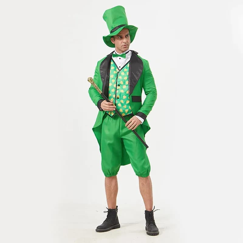 Irish Patrick Cappello Papillon Abbigliamento Orgy Party Goblin Suit A coda di rondine Tuxedo Frac Costumi Cosplay;3'c,5.y;8'v,
