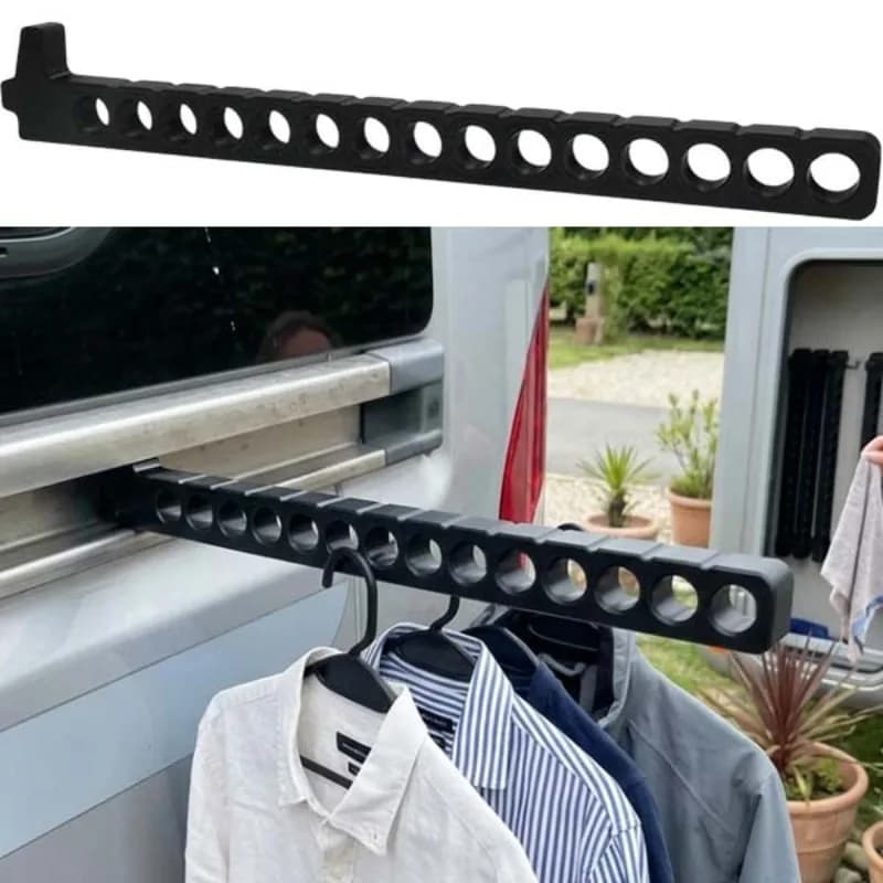 Stendibiancheria Portatile Salvaspazio Multifunzionale per Camper, Roulotte, Van e Bagno di Casa