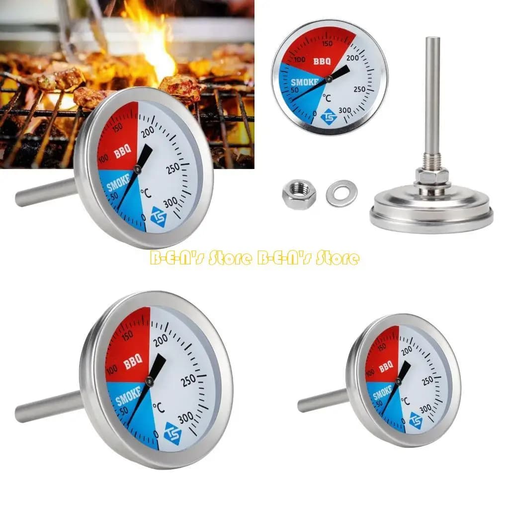 Y1AD 2 Termometro per alimenti Misuratore temperatura Acciaio inossidabile Impermeabile Facile da leggere Cucina Turchia