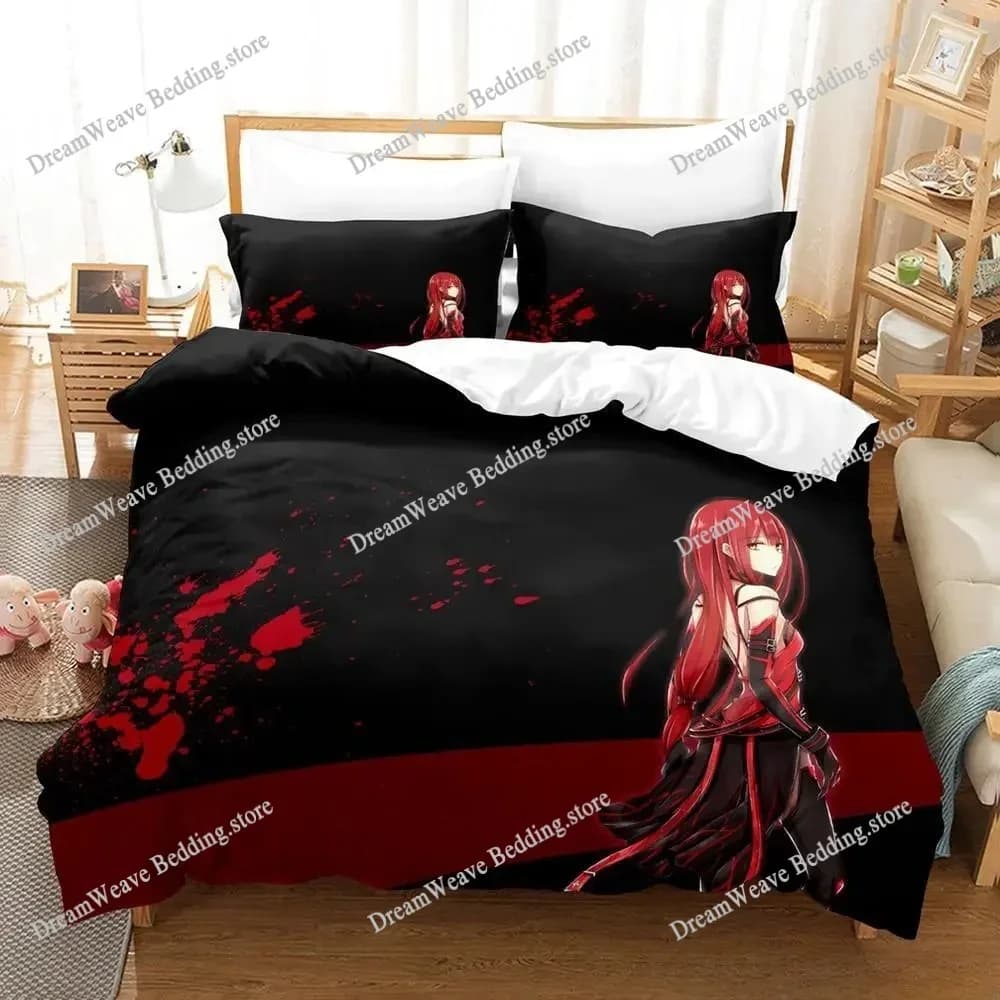 New Elsword Bedding Set Single Twin Full Queen King Size Bed Set Adult Kid Bedroom Duvet Cover Sets 3D Print Game Anime741
