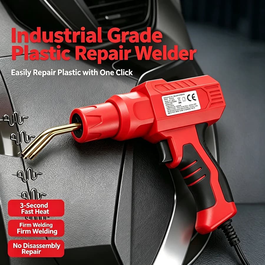 Hot Stapler Plastic Welding Machine Portable Car Bumper Soldering Repair Gun Kit Garage Hand Tools for DIY Auto Body Work
