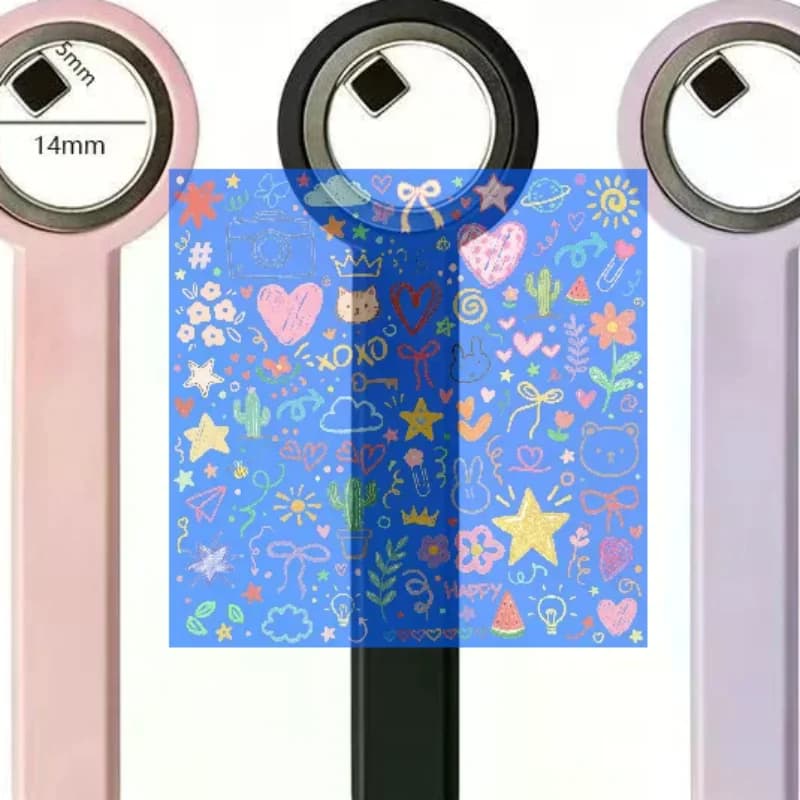 Cat Eye Nail Magnet Ring Magnetic Tool With Handle For Cat Eye Gel Polish DIY Manicure Tools