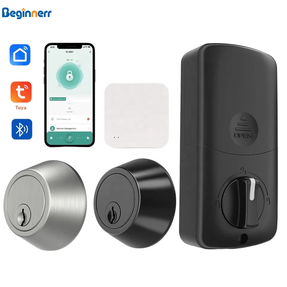 Tuya Smart serratura con catenaccio Bluetooth Alexa google home App chiave Catenaccio elettronico Serratura digitale
