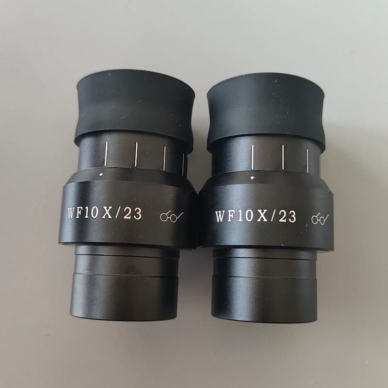 1PCS 2PCS Microscopio Oculare WF10X WF10X/23MM Campo Selvaggio Per Stereo Binoculare Trinoculare 30MM Interfaccia