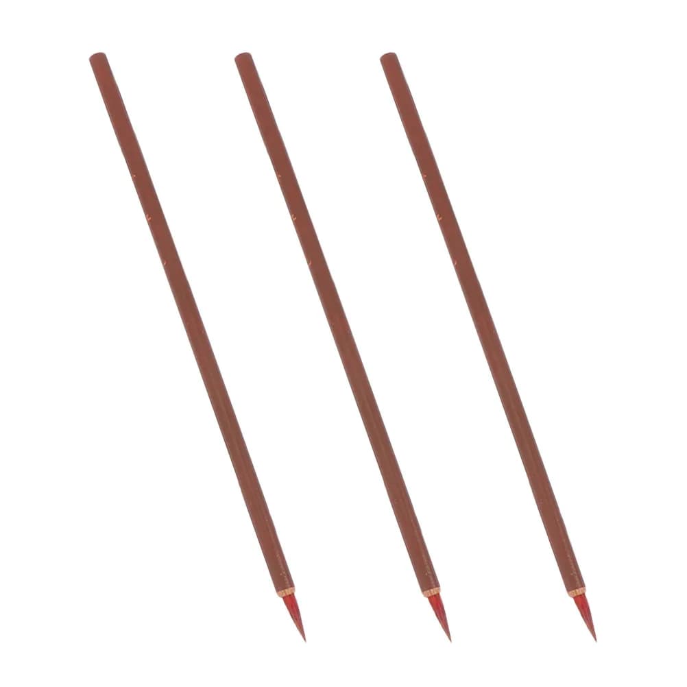 3Pcs Chinese Calligraphy Brush Set Traditional Ink Brush for Beginners Students Kids Artists Painting on Paper Silk Textiles