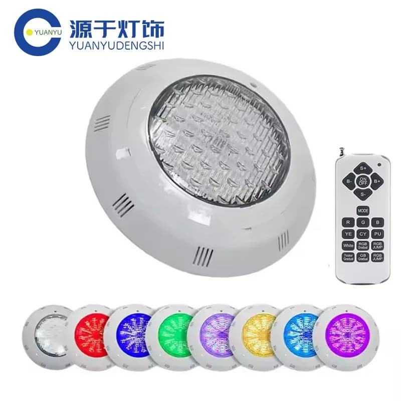 LED Underwater Lights RGB 12V LED Swimming Pool Light 18W 25W 35W 45W Party Decoration Fountain Lamp Warm white/white color