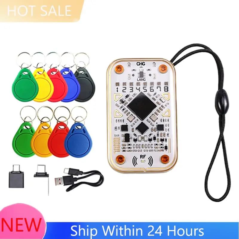 【DISPONIBILE】Lettore di Chip RFID Chameleon Ultra + 4XCUID 5XUID, Emulatore di Carte Intelligenti, Decodificatore di Carte IC ID NFC 125K 13.56M