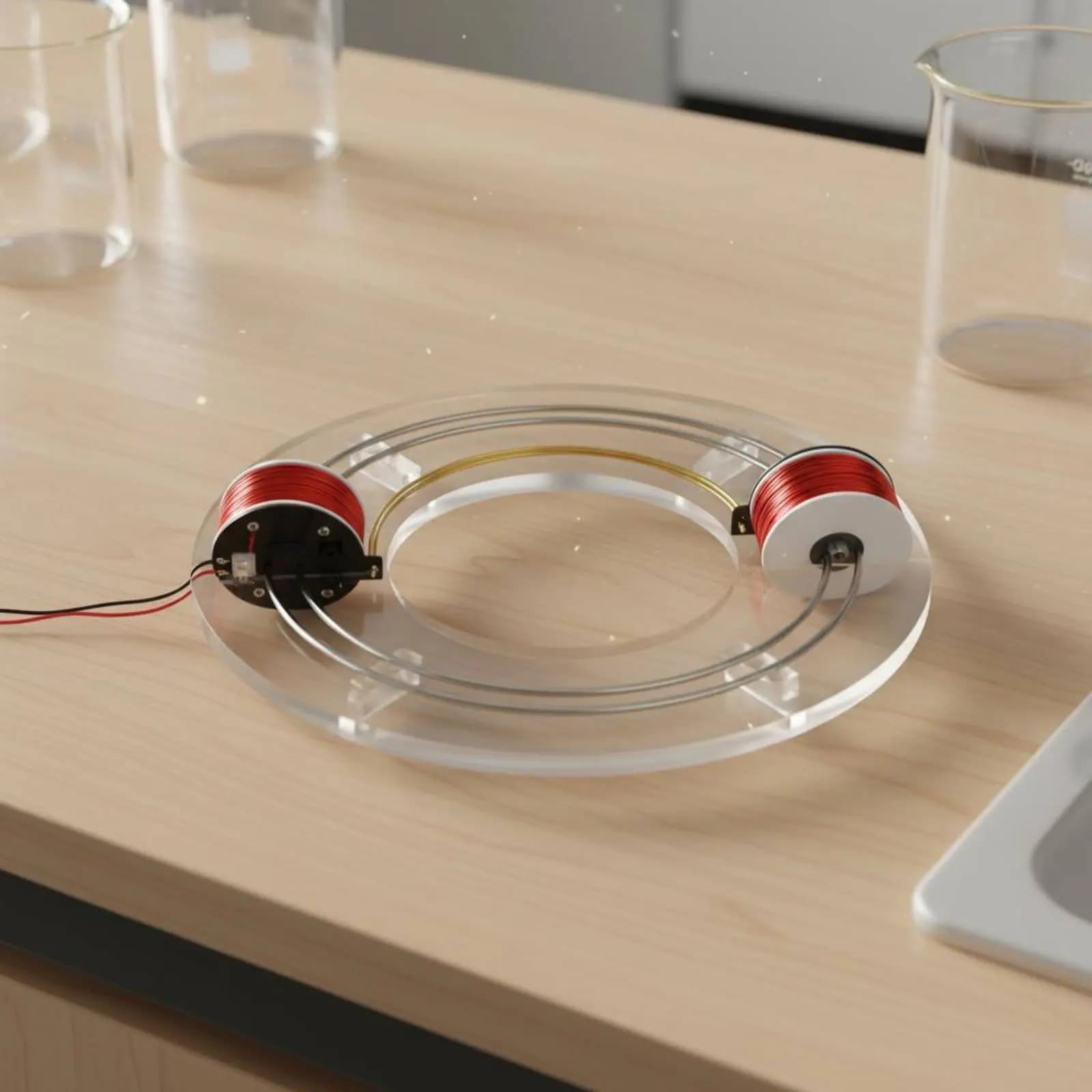 Ciclotron Elettromagnetico: Unità di Propulsione a Circuito Elettromagnetico Visivamente Intuitiva, Modello a Propulsione Circolare a Bassa Potenza Elettrica