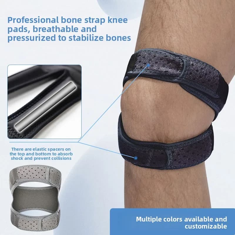 Fascia rotulea ginocchiera professionale basket corda da corsa saltare protezione fitness maggiorata protezione del ginocchio