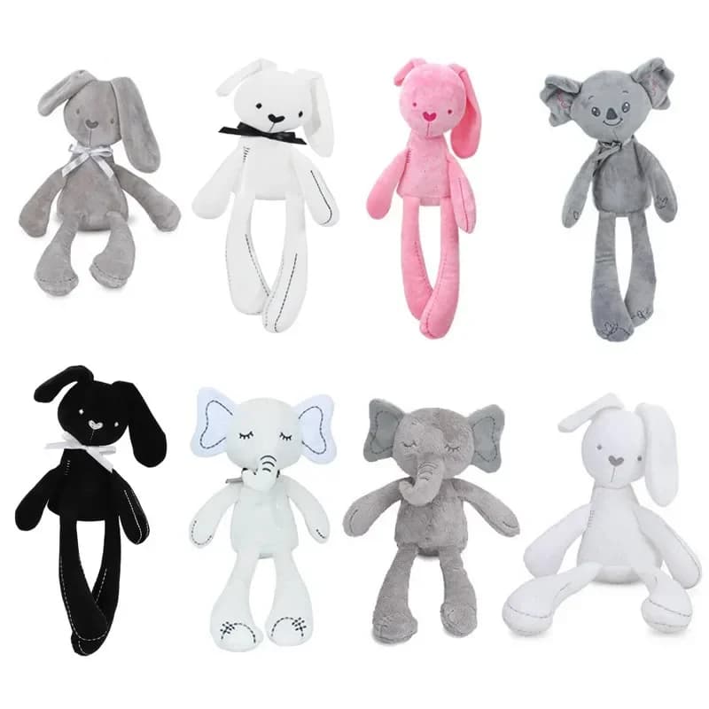 42 CM Simpatico Coniglio Bambola Del Bambino Morbido Peluche Per I Bambini Placare Dormire Culla Peluche Giocattoli Per Bambini Per Neonati Regalo Di Compleanno