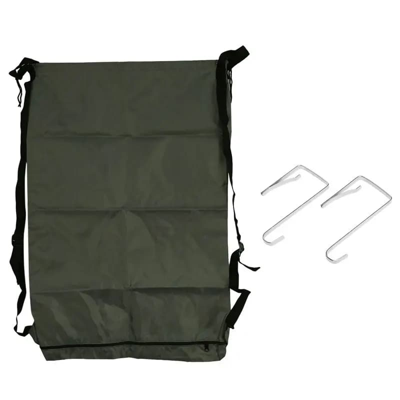 Large laundry bag backpack with shoulder strap, large durable laundry bag holder with hooks, good 1 bag for linen