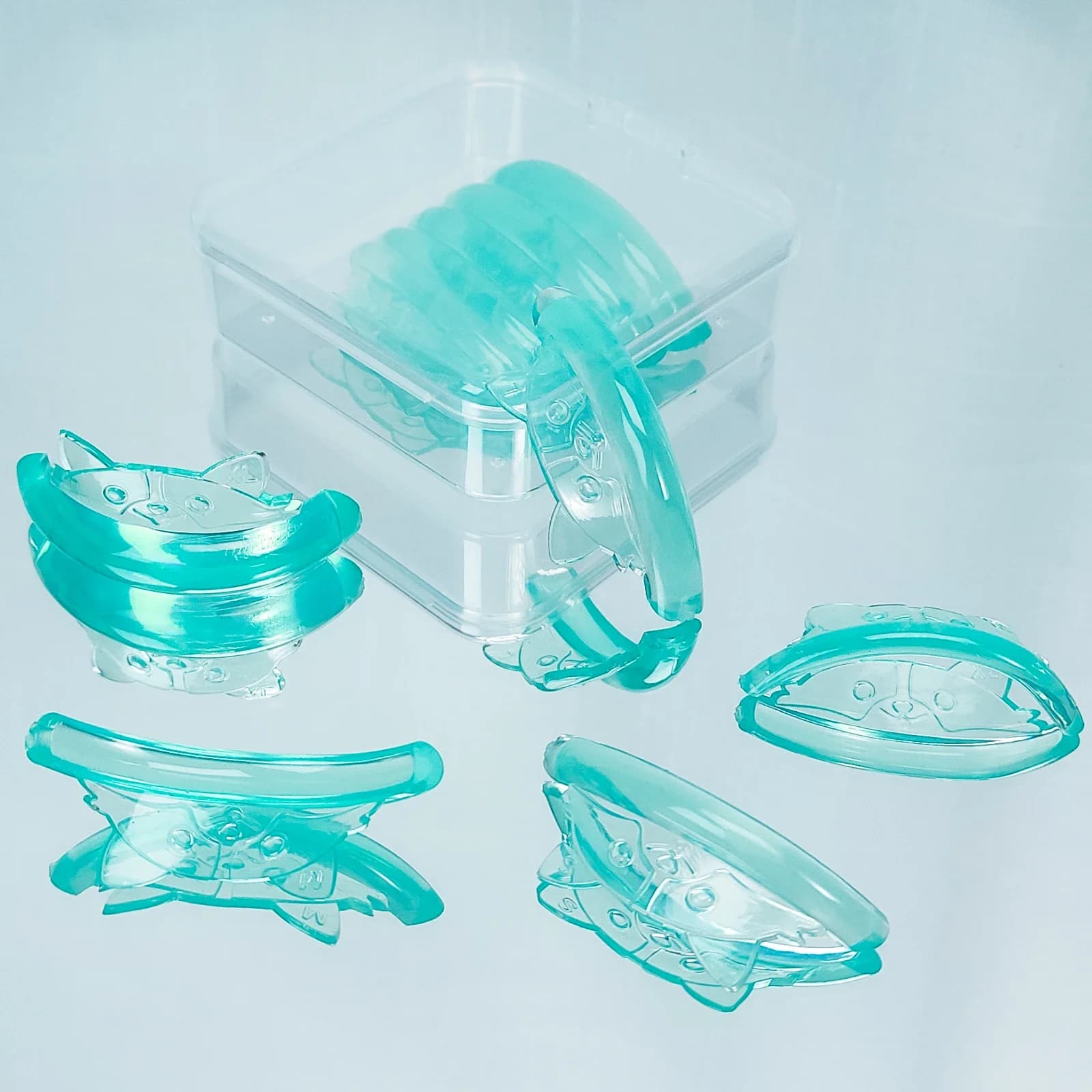 5 Paia di Cuscinetti in Silicone per Permanente Ciglia Effetto C Curl, Supporti Adesivi per Sollevamento Ciglia 3D, Accessori per Arricciaciglia, Strumento per il Trucco