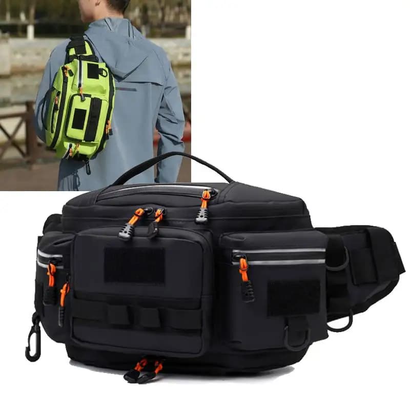 Travel Voyage Bag for Hiking Fishing Luya Waist Bags Sport Rig Pouch Outdoor Racing Cycling Equipment Belt Case Fanny Pack