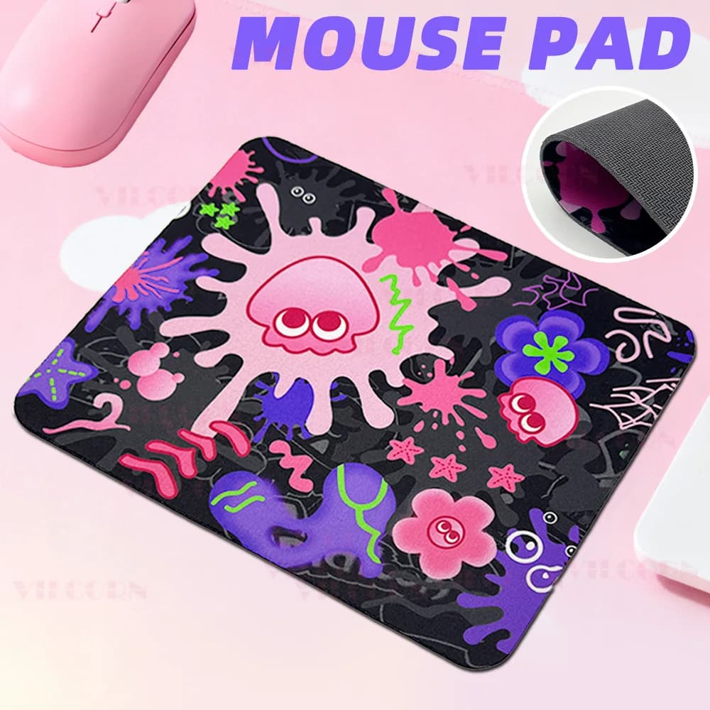 Tappetino per mouse con disegno di meduse, tappetini da gioco, tappetino da scrivania impermeabile antiscivolo, accessori per giochi per PC, tappetino per tastiera, tappetino per mouse piccolo
