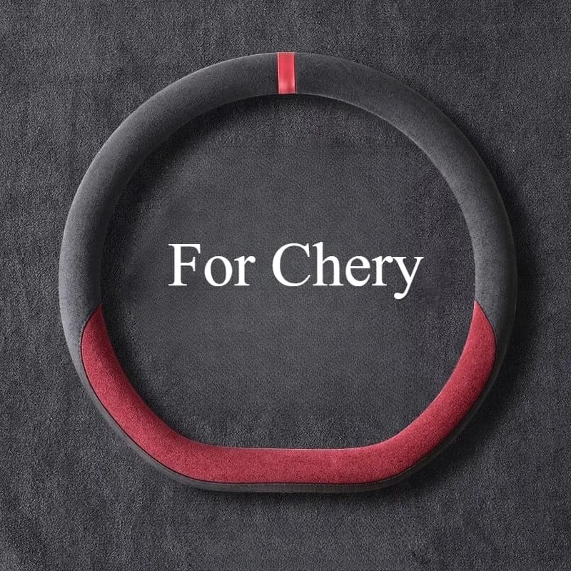 Per Chery Arrizo 8/Fulwin T9/A8/T10 EQ1/Jaecoo J7/Omoda C5 Coprivolante Four Seasons Pelle Scamosciata Accessori per interni auto