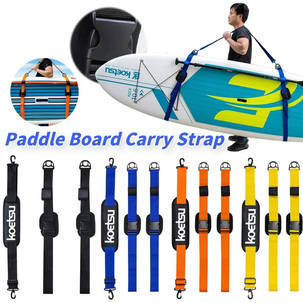 SUP Tracolla per tavola da surf regolabile Tracolla Stand Up Surf Paddle Board Carrier per paddleboard Tavole da surf Longboard