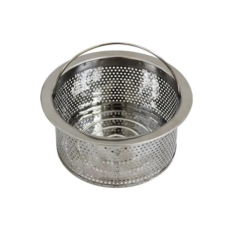 Tappo per filtro per lavello da cucina in acciaio inossidabile Coperchio di scarico per lavello Cestello filtrante con manico Accessori da cucina in rete per filtro per rifiuti
