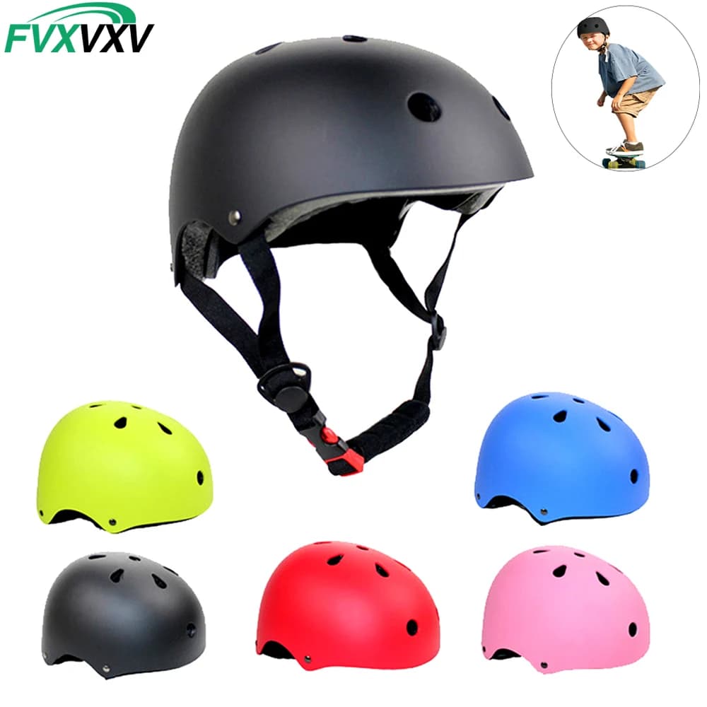 Casco da Bici Ventilato e Regolabile per Bambini/Ragazzi/Adulti - Casco Multisport per Skateboard e Pattinaggio