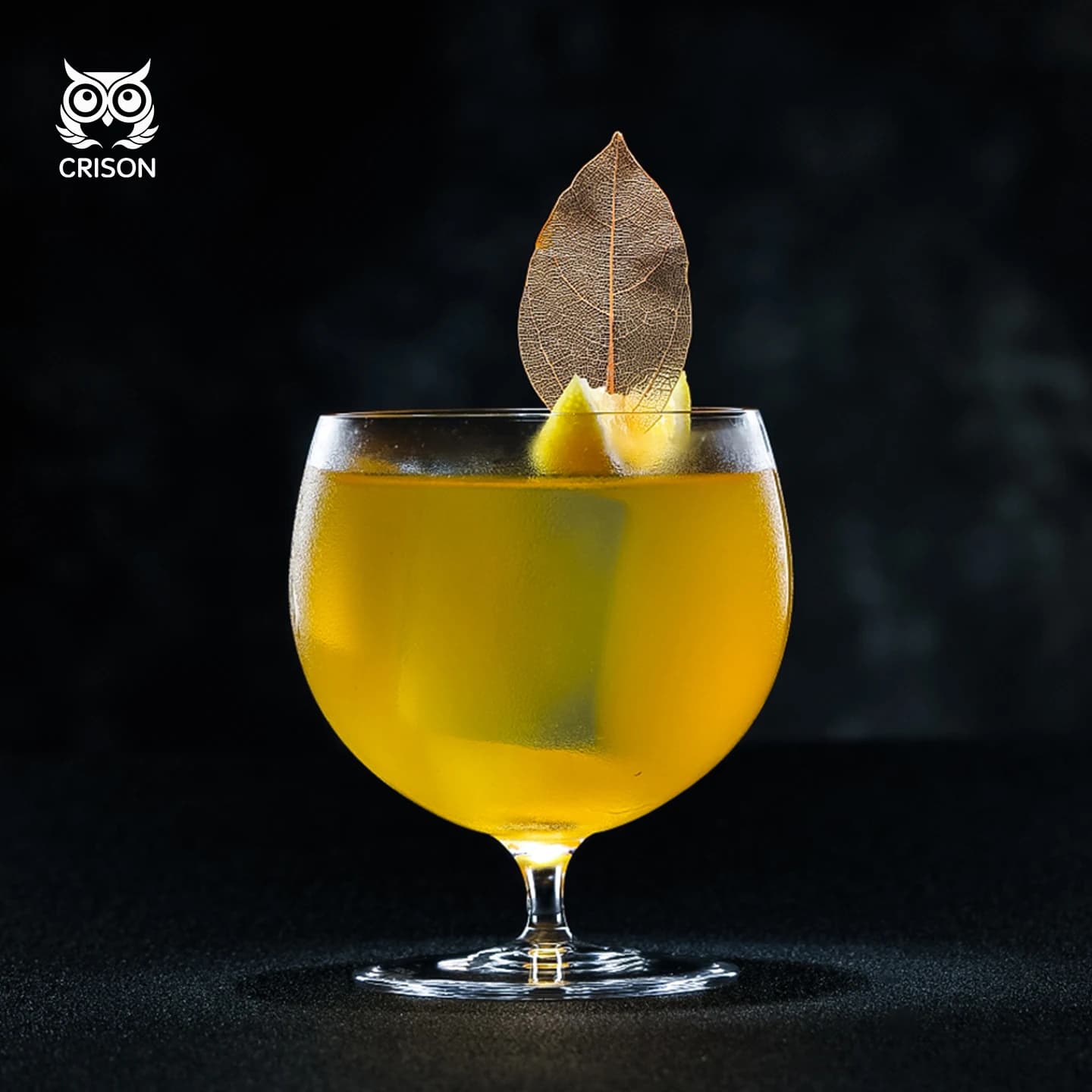 DWF07 CRISON Tazza con piedi corti/vetro da cocktail/tazza in cristallo giapponese/tazza da birra/tazza in vetro di cristallo 285 ml