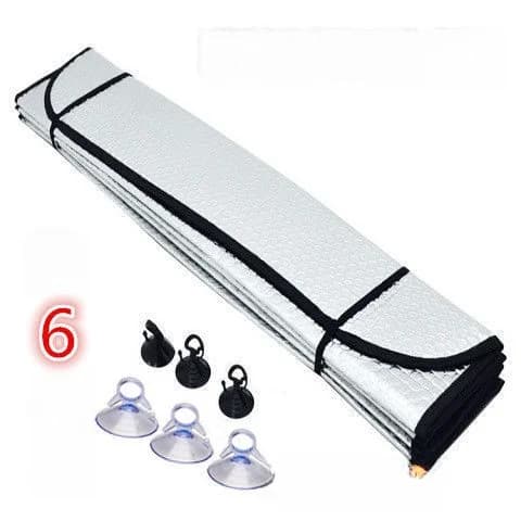 Heat Insulation Sunshade Board Curtain for Big Truck Light Truck Windshield Sun Protection Heat Insulation Aluminum Foil Mate...