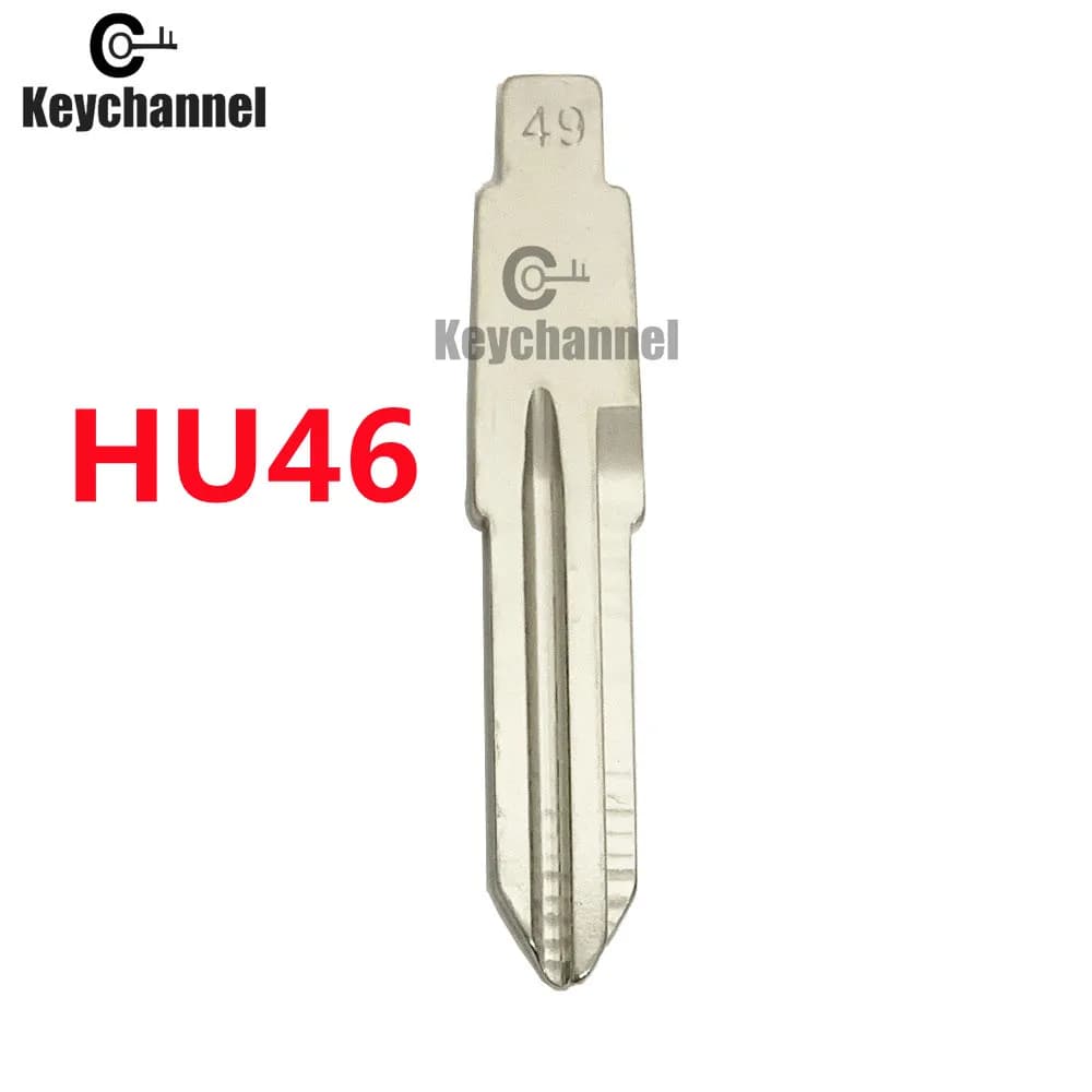 10 pz/lotto Universal Car Flip Key Blade HU46 KD Key Blank 49 # per Opel Antara Chevrolet Sail Daewoo per KEYDIY KD VVDI Xhorse