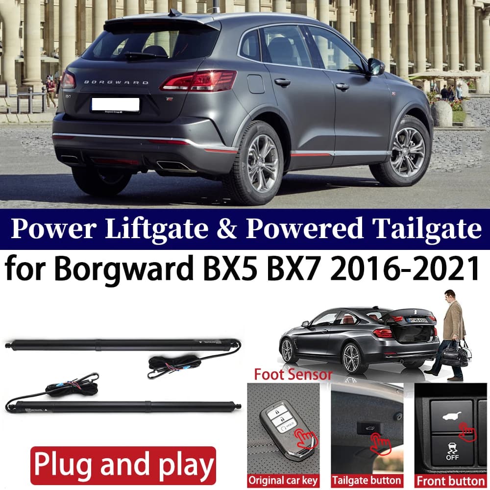 ZhuCamX per Borgward BX5 BX7 2016-2021 Auto Auto Power Portellone Elettrico Portellone Ascensore Tronco Sistema di Chiusura Boot Kit Motore di Sollevamento