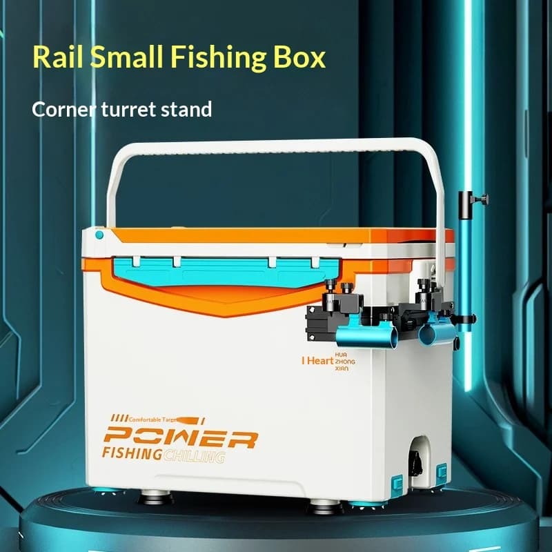 Cassetta da Pesca Portatile Miniaturizzata, Leggera e Multifunzione per Pescatori da Riva e Sui Riviari - Scatola Porta Attrezzi e Accessori