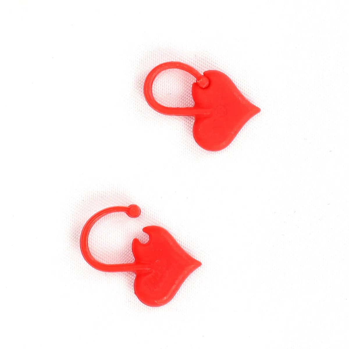 Set di 100 Segnapunti per Maglia a Forma di Cuore, Fibbie per Uncinetto, Accessori Fai-da-Te per Maglioni e Sciarpe Lavorati a Maglia e Uncinetto