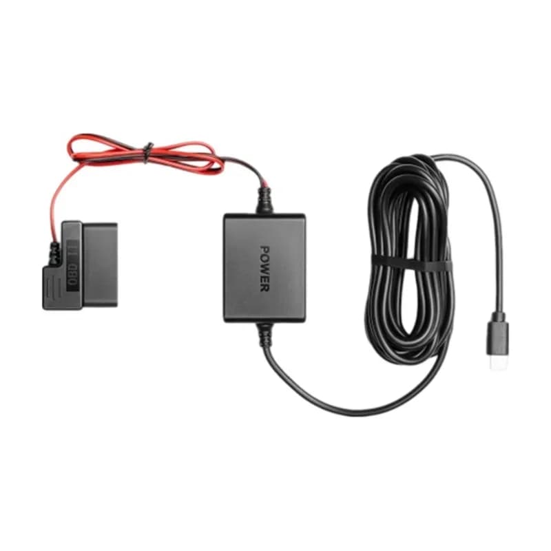 Parking Monitoring Line 24H Parking Surveillance For 70Mai Dash Cams Adjustable Hardwire Kit OBD II Type-C Interface