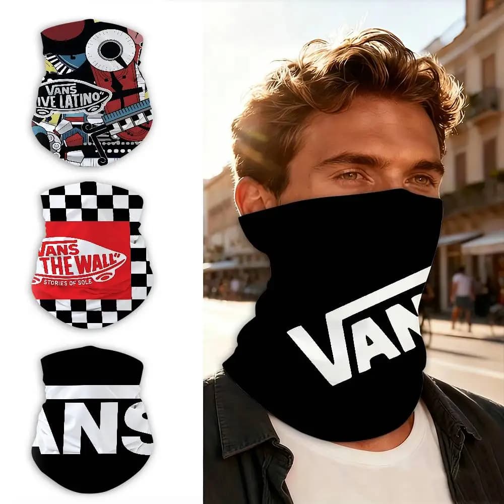 Sciarpa Tubolare Elastica Traspirante V-VANS-S, Maschera Antivento per Moto, Alpinismo, Escursionismo e Sport