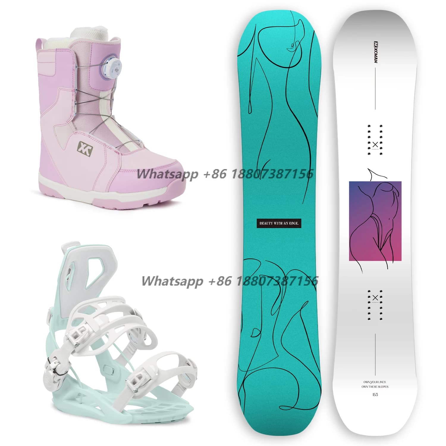 Set di scarponi e attacchi da snowboard tedeschi Alps Ski in stock, offerta speciale.