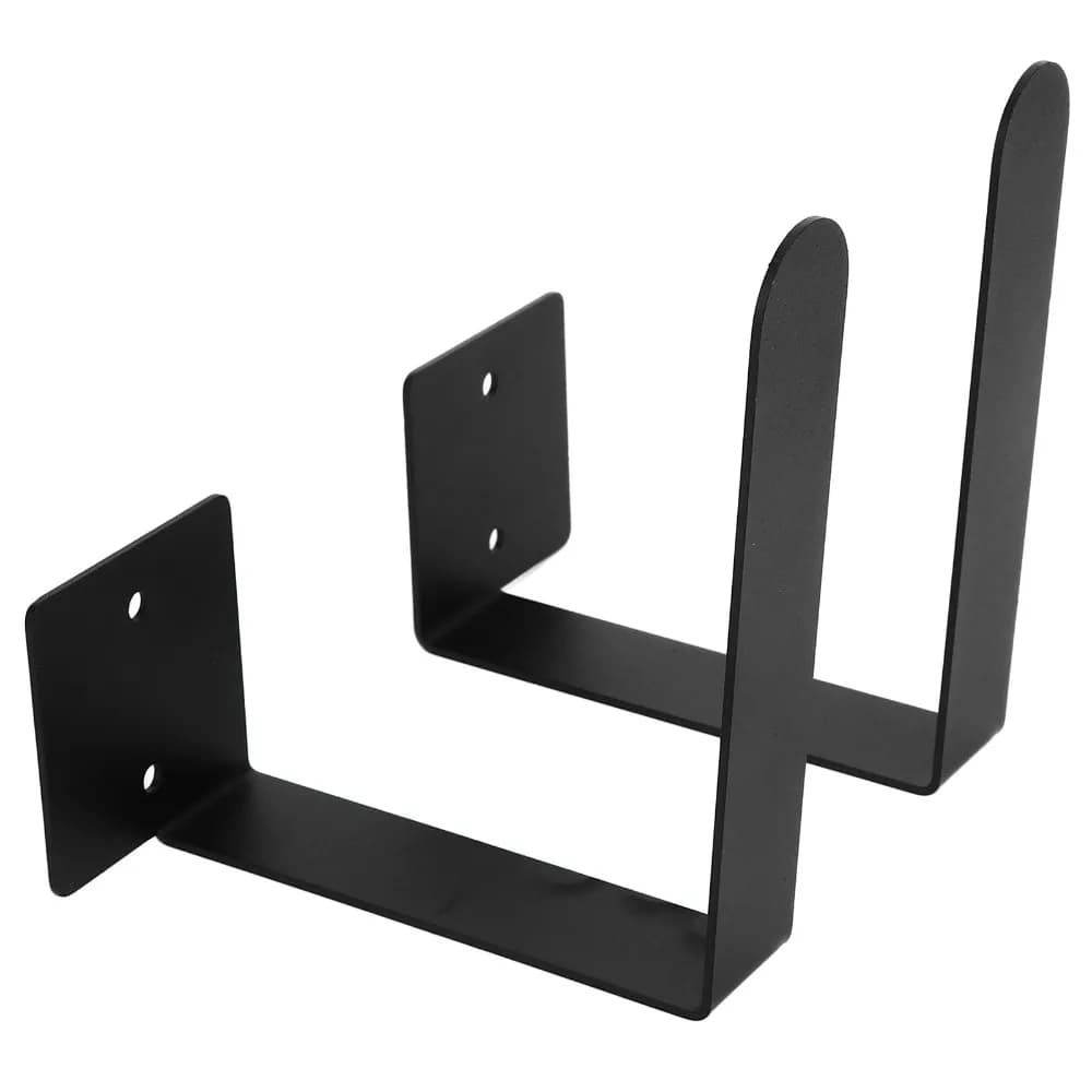 2pcs Hanging Iron Material Pot Lid Holder Screws Included Wall Mount Kitchen Storage Rack Cutting Board Holder For Pans