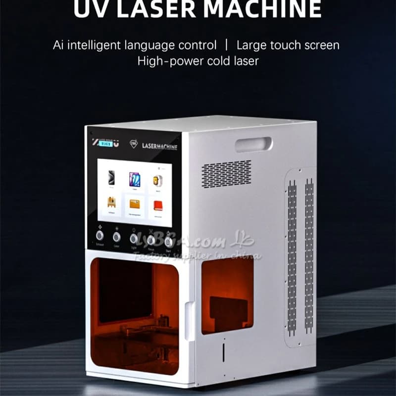Macchina per Marcatura e Incisione Laser UV LY TBK 958ZU con AI Vocale Intelligente per Riparazione Chip e Dispositivi Mobili, Separazione di Metallo, Plastica e Vetro