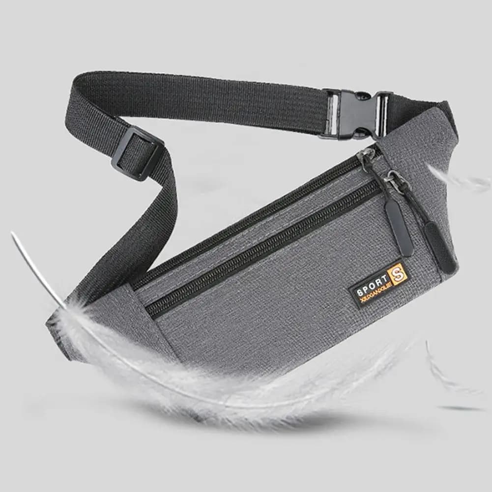 Multifunction Man Waist Bag Nylon Chest Pack for Women Running Belt Sports Bag Moblie Phone Bags Pouch Pocket Travel Chest Bag